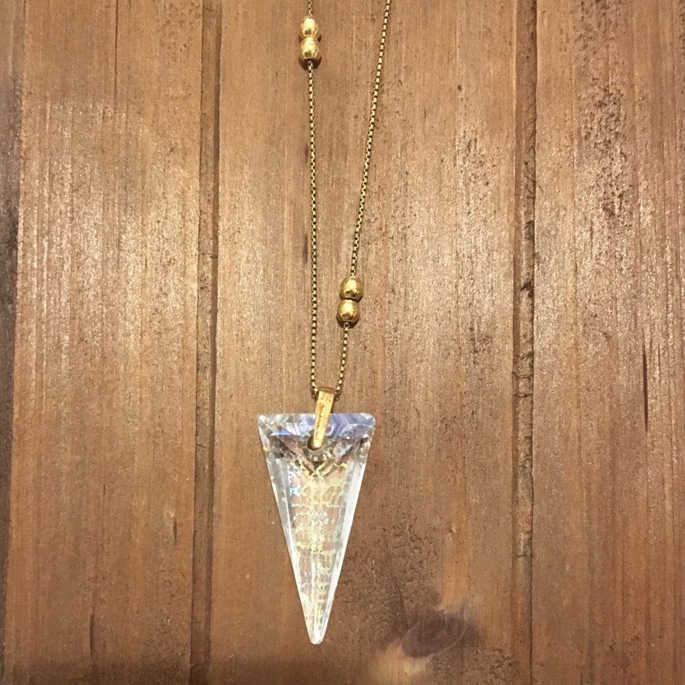 Retired Alex and Ani crystal infusion necklace